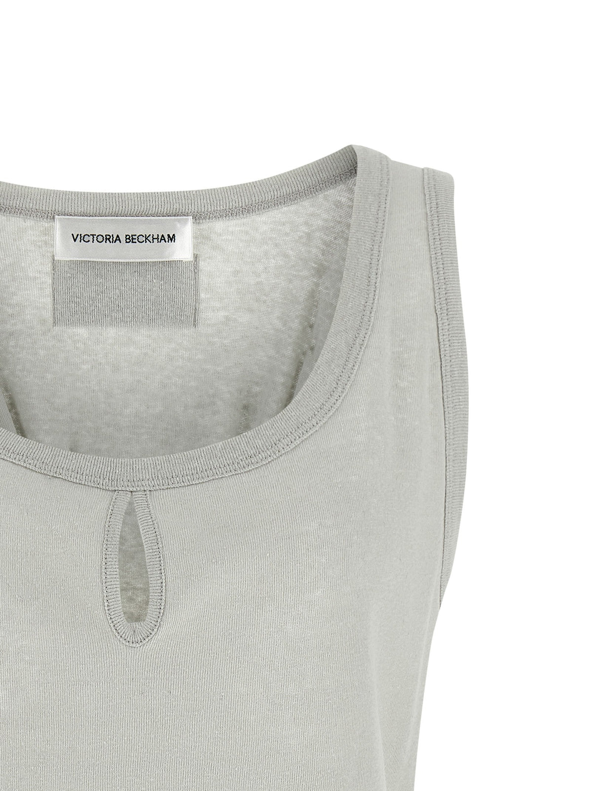 Victoria Beckham Split Tank Top Grey