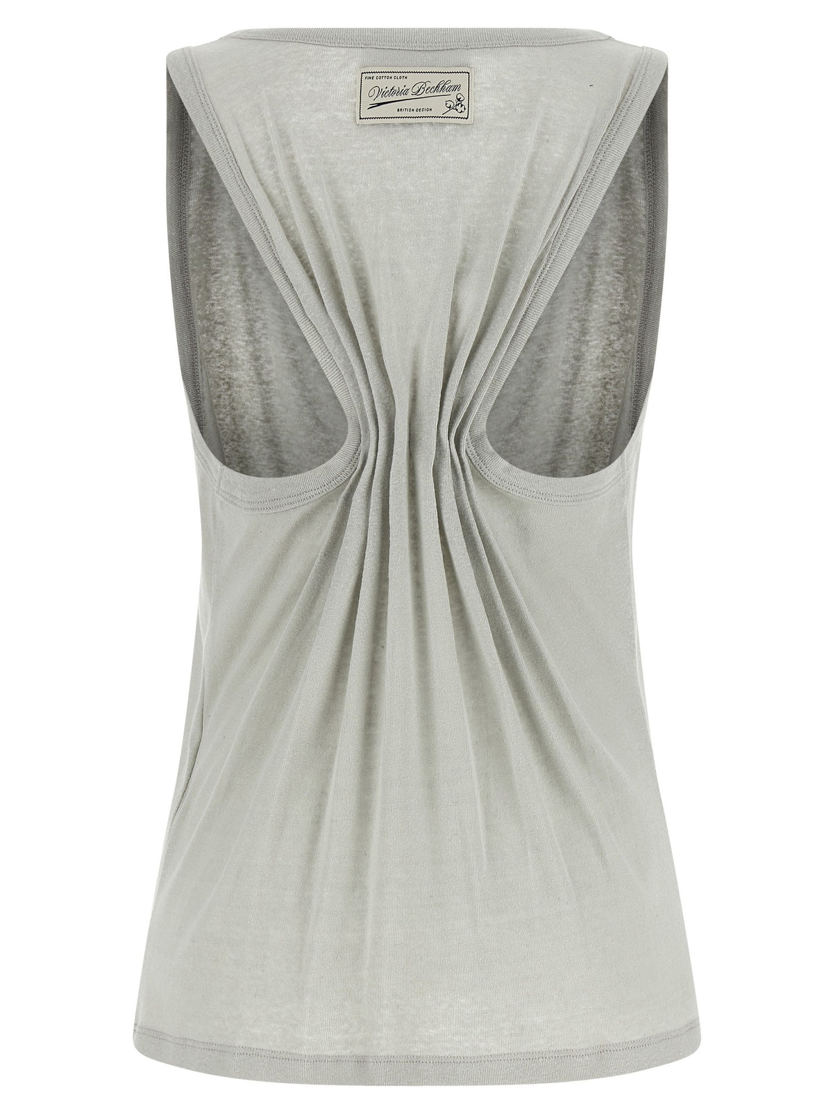 Victoria Beckham Split Tank Top Grey