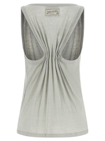 Victoria Beckham Split Tank Top Grey