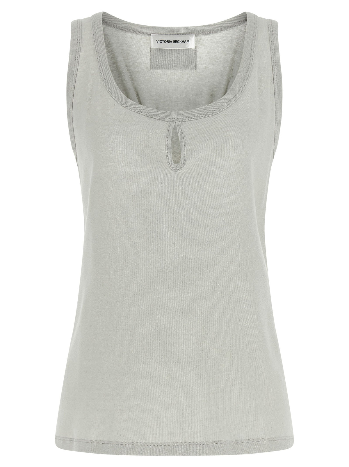 Victoria Beckham Split Tank Top Grey