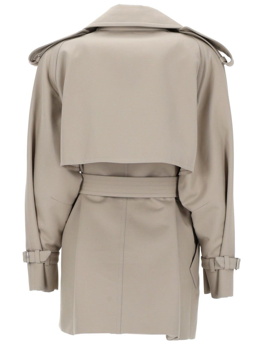 Max Mara Women's Spolverino Corto in Cotone Beige