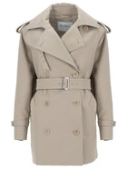 Max Mara Women's Cotton Spolverino Short Beige