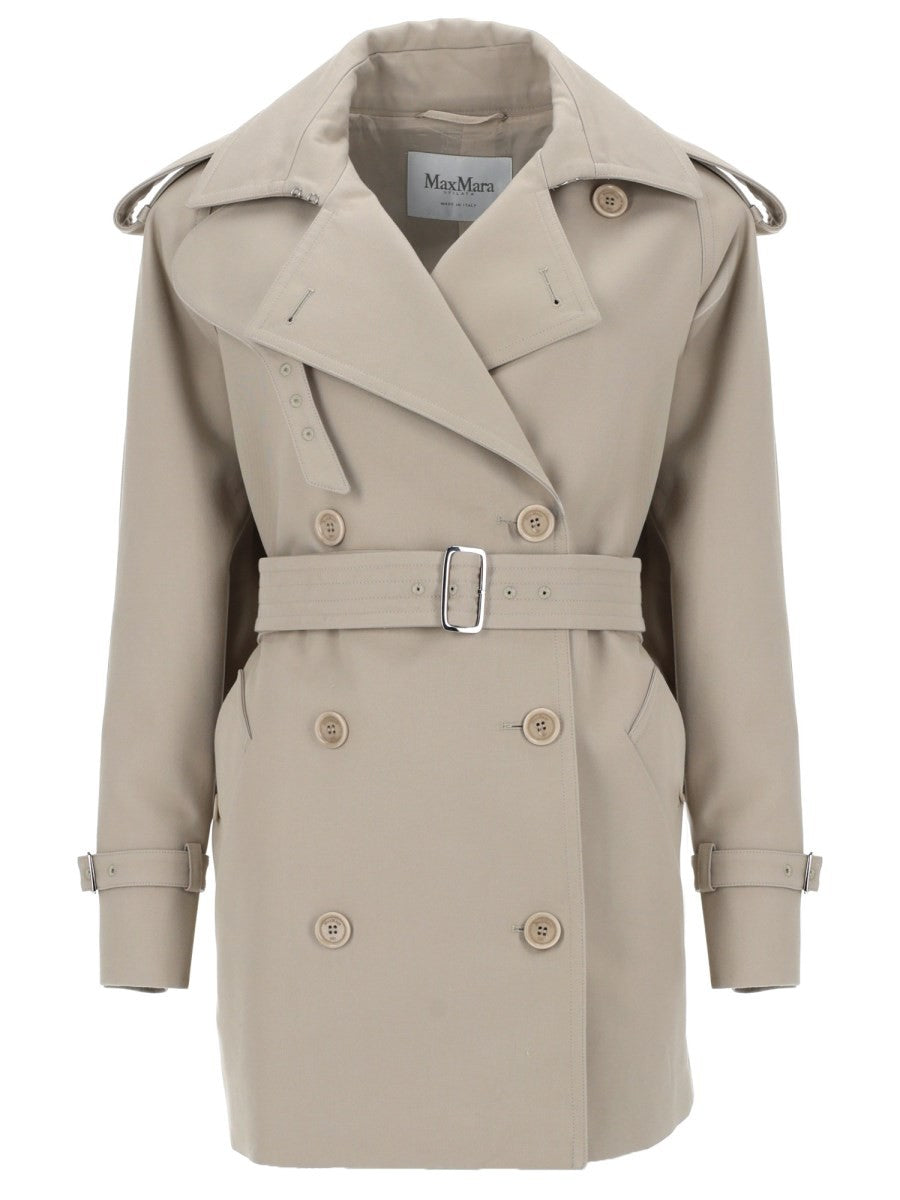 Max Mara Women's Spolverino Corto in Cotone Beige