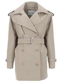 Max Mara Women's Spolverino Corto in Cotone Beige