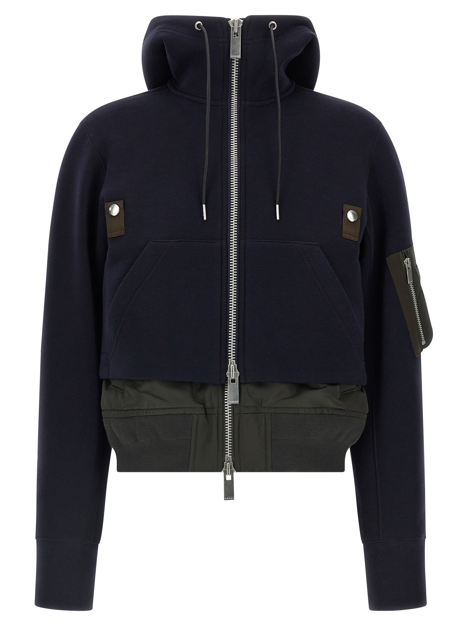 Sacai Sponge Bomber Jacket Blue