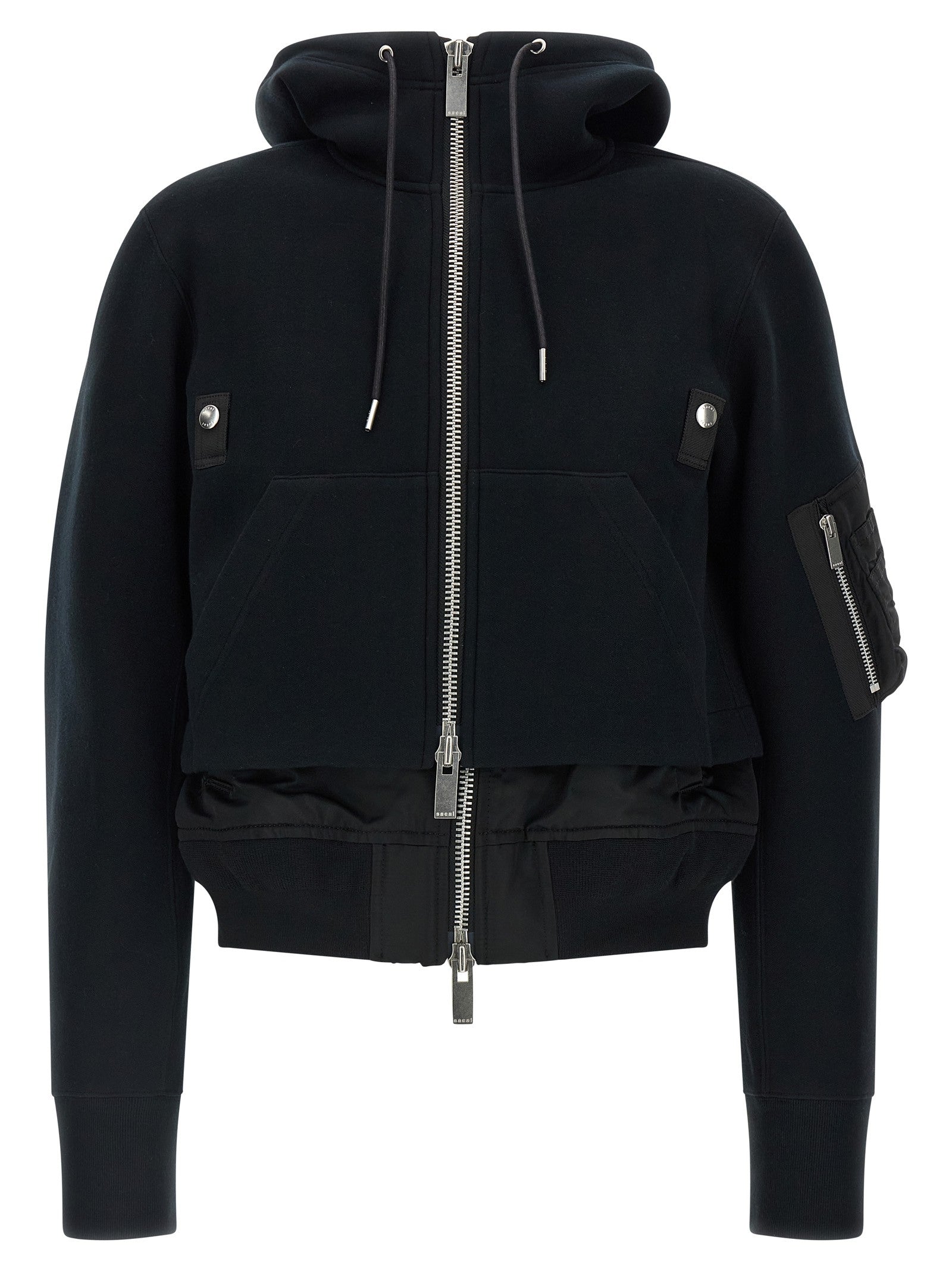 Sacai Sponge Bomber Jacket Black