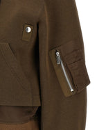 Sacai Sponge Bomber Jacket Brown, view 5