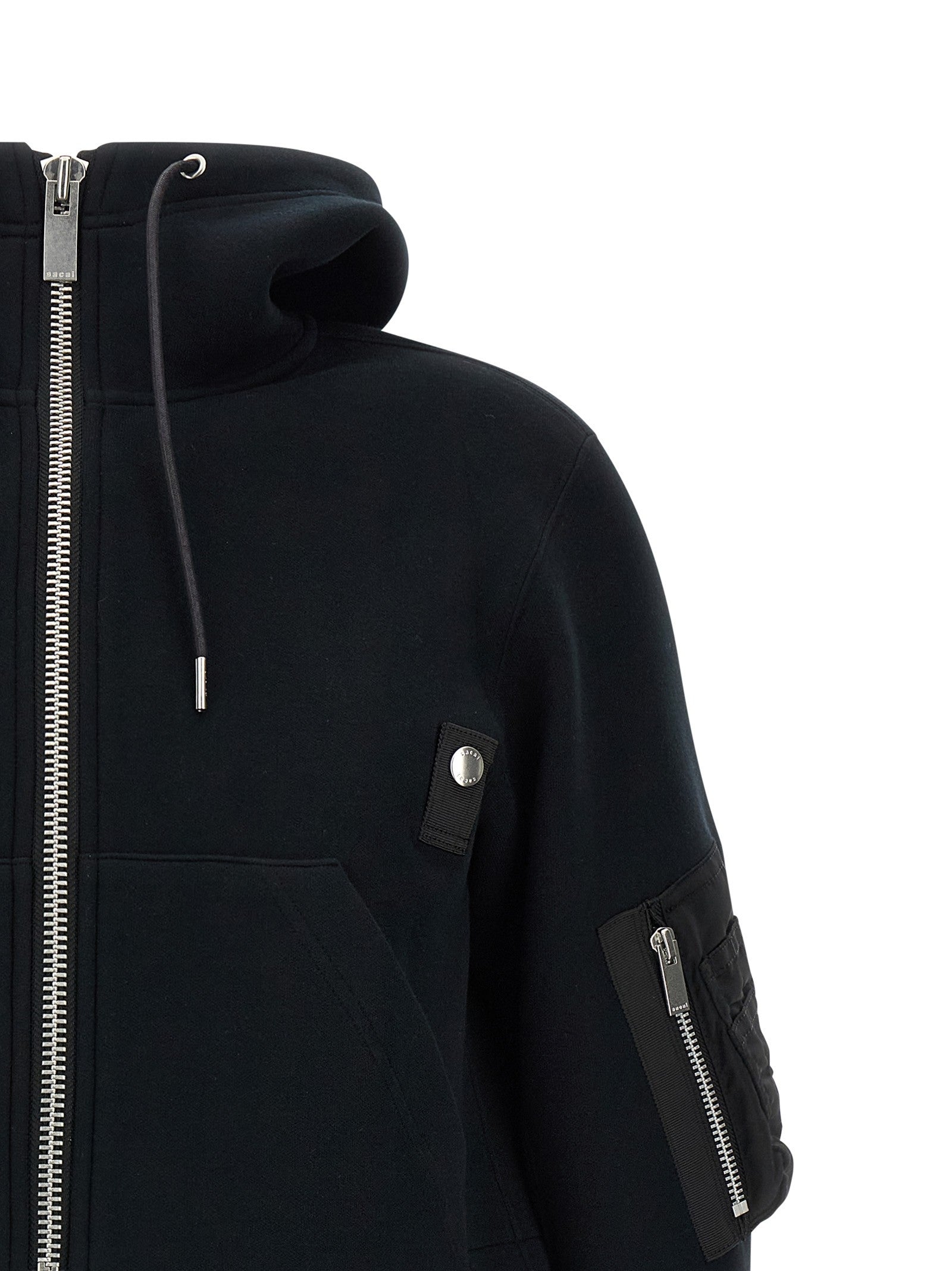 Sacai Sponge Bomber Jacket Black