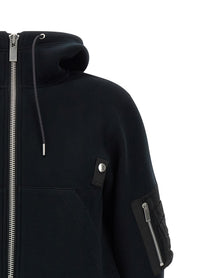 Sacai Sponge Bomber Jacket Black