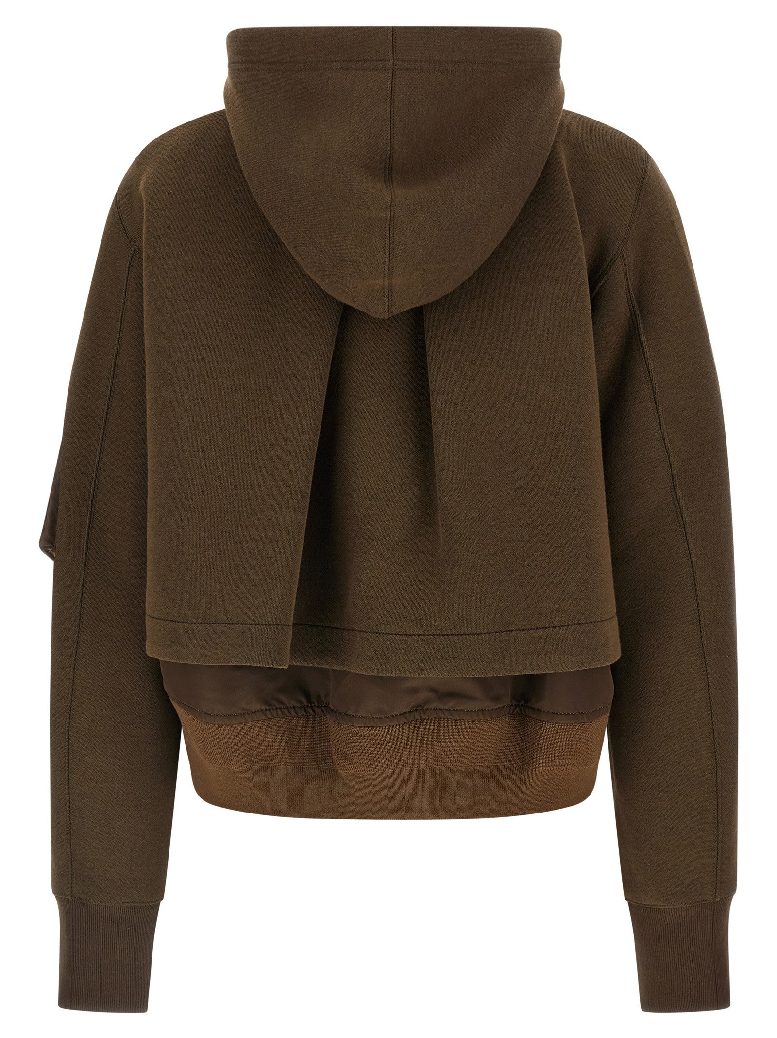 Sacai Sponge Bomber Jacket Brown