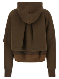 Sacai Sponge Bomber Jacket Brown