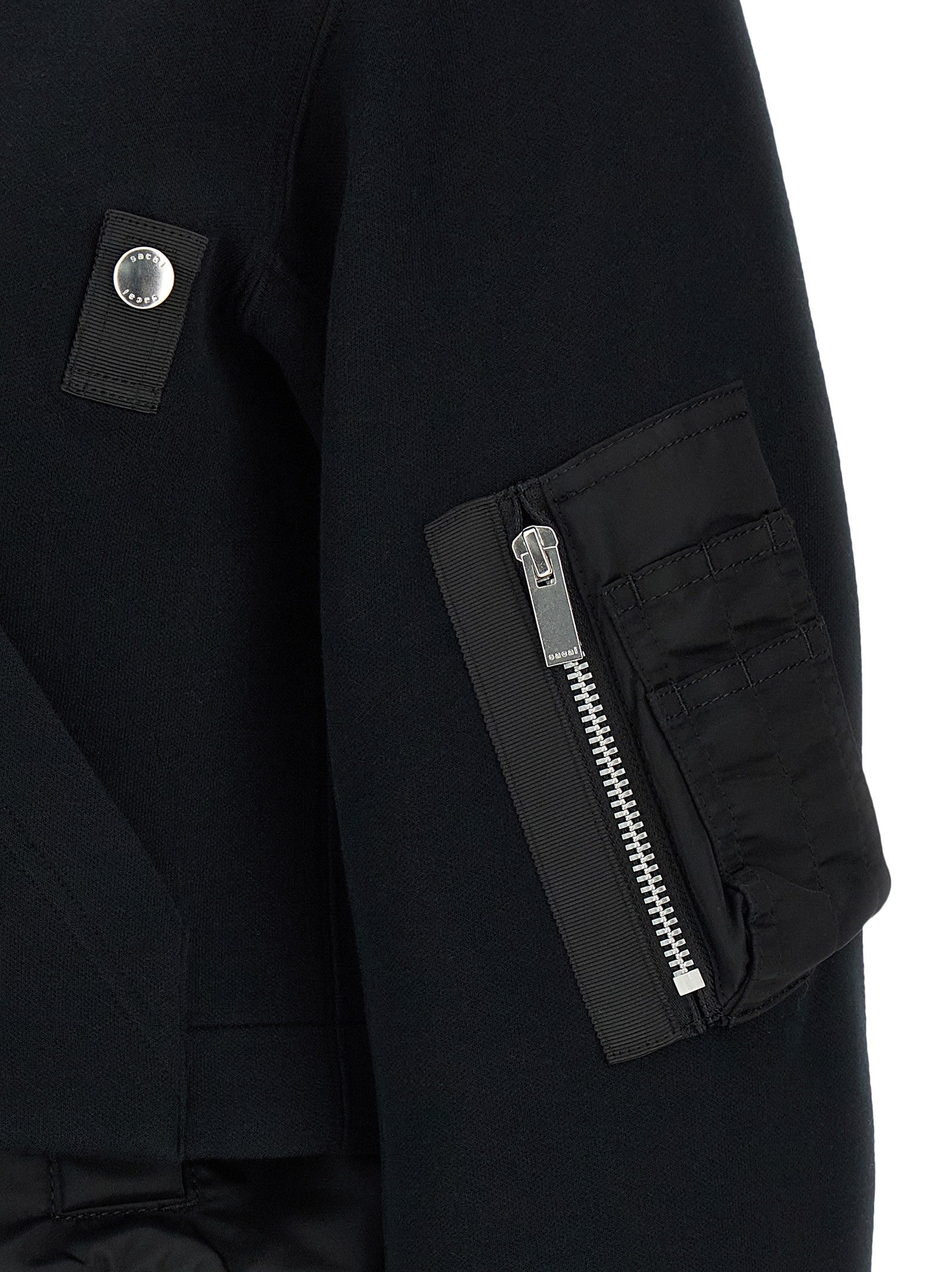 Sacai Sponge Bomber Jacket Black