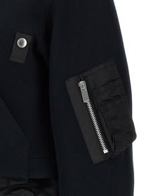 Sacai Sponge Bomber Jacket Black