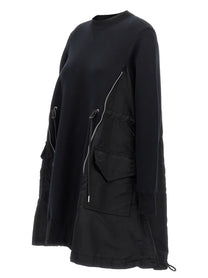 Sacai Sponge Dress Black