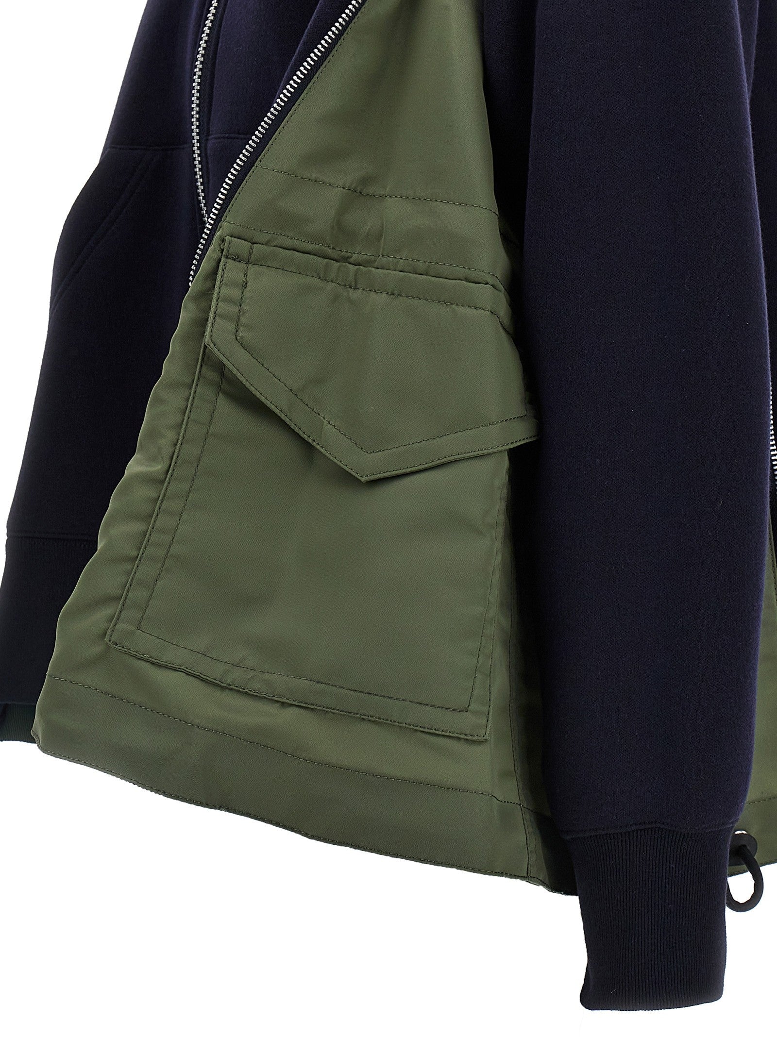 Sacai Sponge Hoodie Gold
