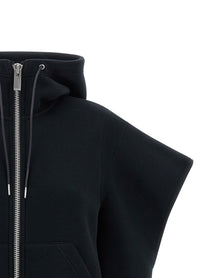 Sacai Sponge Hoodie Black