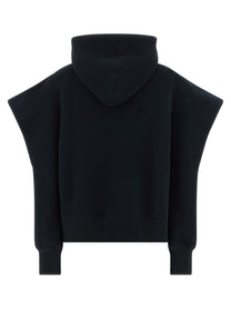 Sacai Sponge Hoodie Black