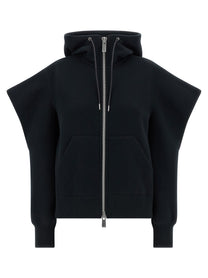 Sacai Sponge Hoodie Black