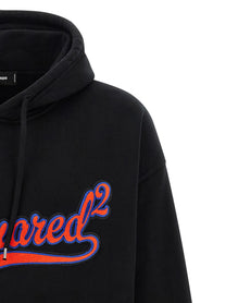 Dsquared2 Sponge Patch Hoodie Black