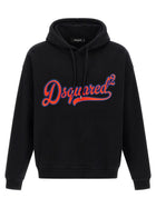 Dsquared2 Sponge Patch Hoodie Black