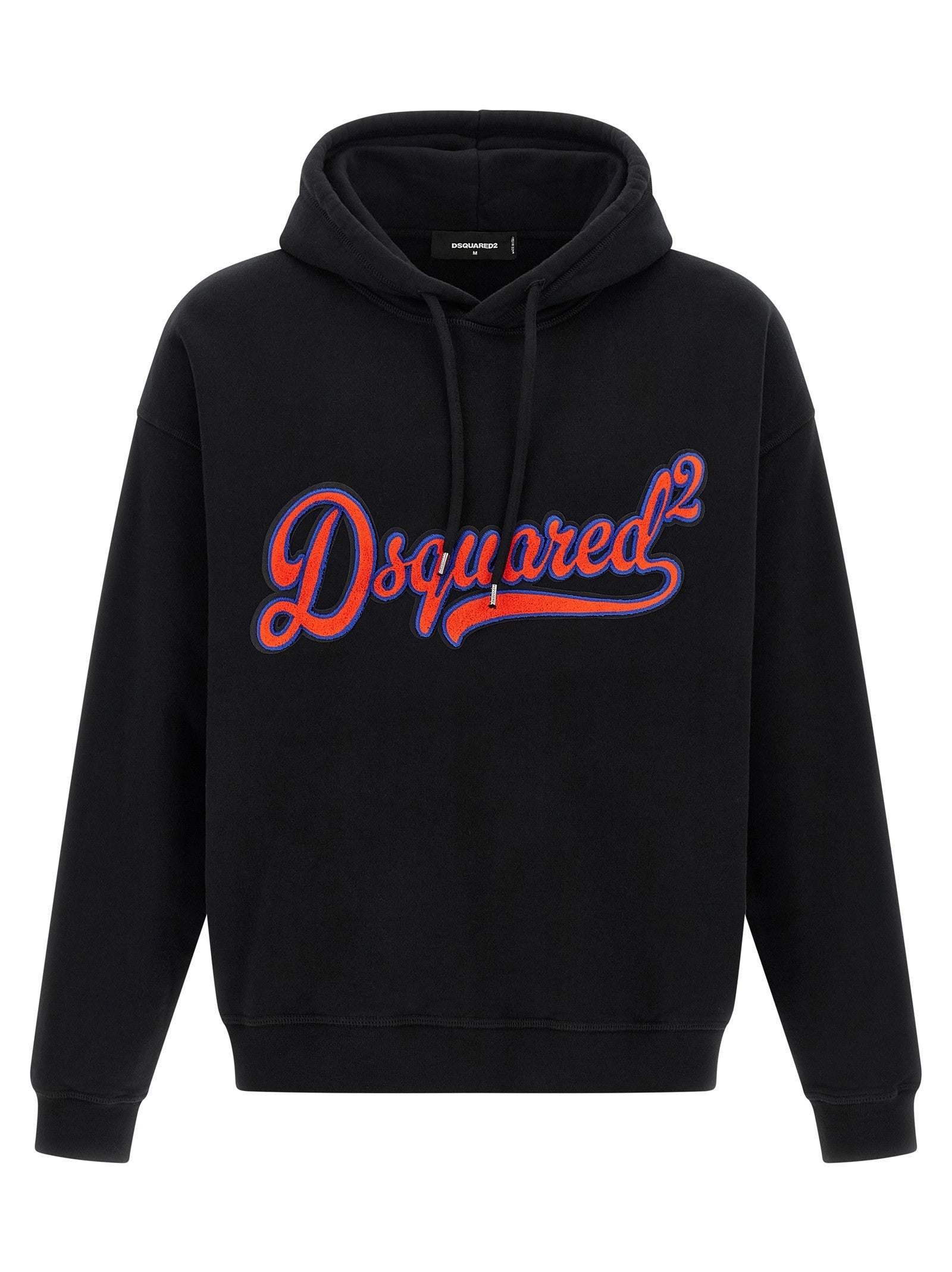 Dsquared2 Sponge Patch Hoodie Black
