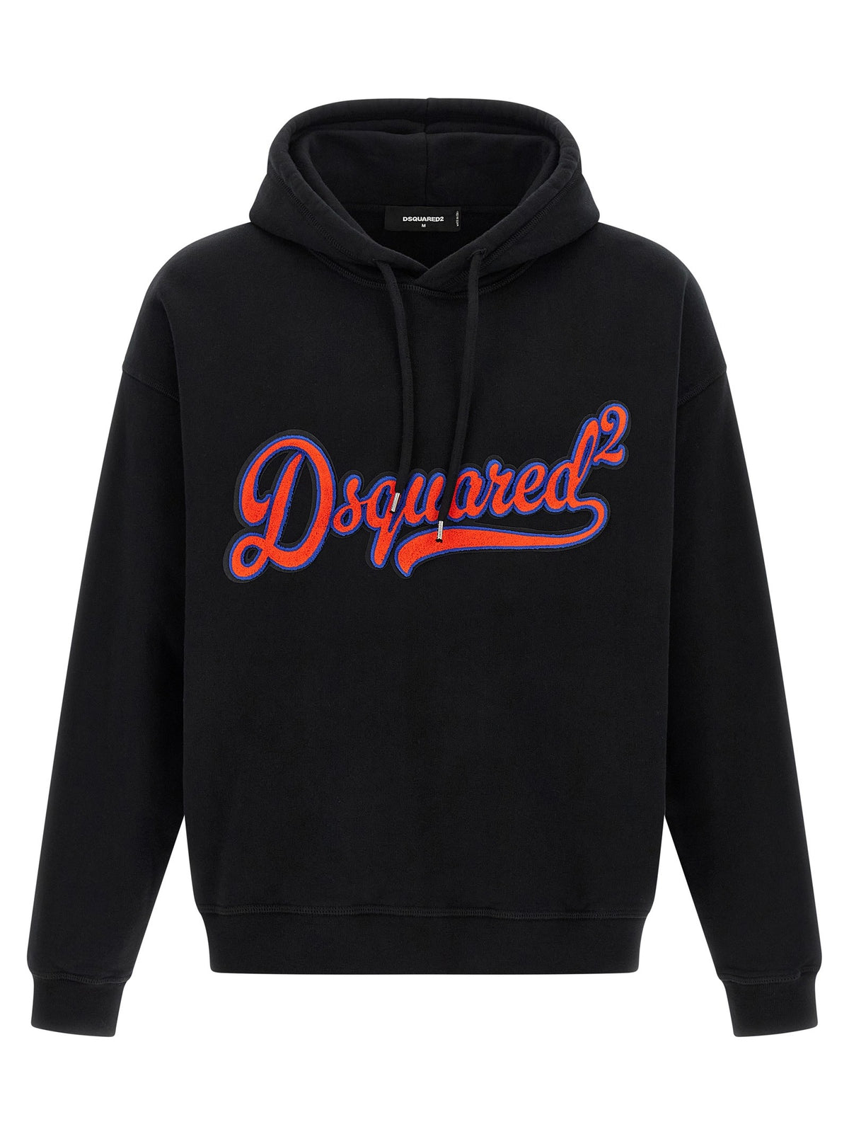 Dsquared2 Sponge Patch Hoodie Black