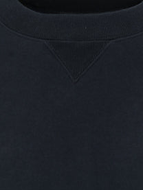 Sacai Women's Sponge Sweat Cotton Blend Sweater Black, view 3