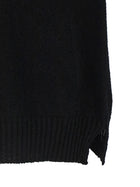 ma' ry' ya Spongy Effect Polo Shirt Black, view 4