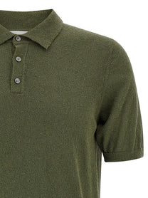Roberto Collina Spongy Effect Polo Shirt Green