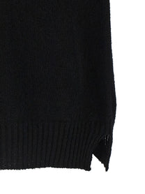 ma' ry' ya Spongy Effect Polo Shirt Black