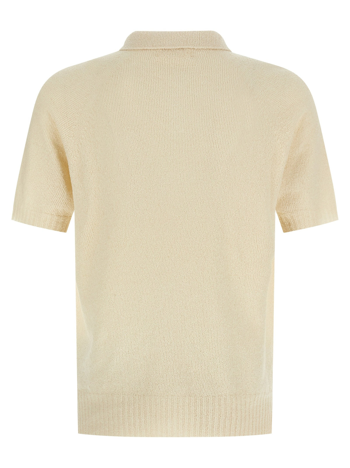 ma' ry' ya Spongy Effect Polo Shirt Beige