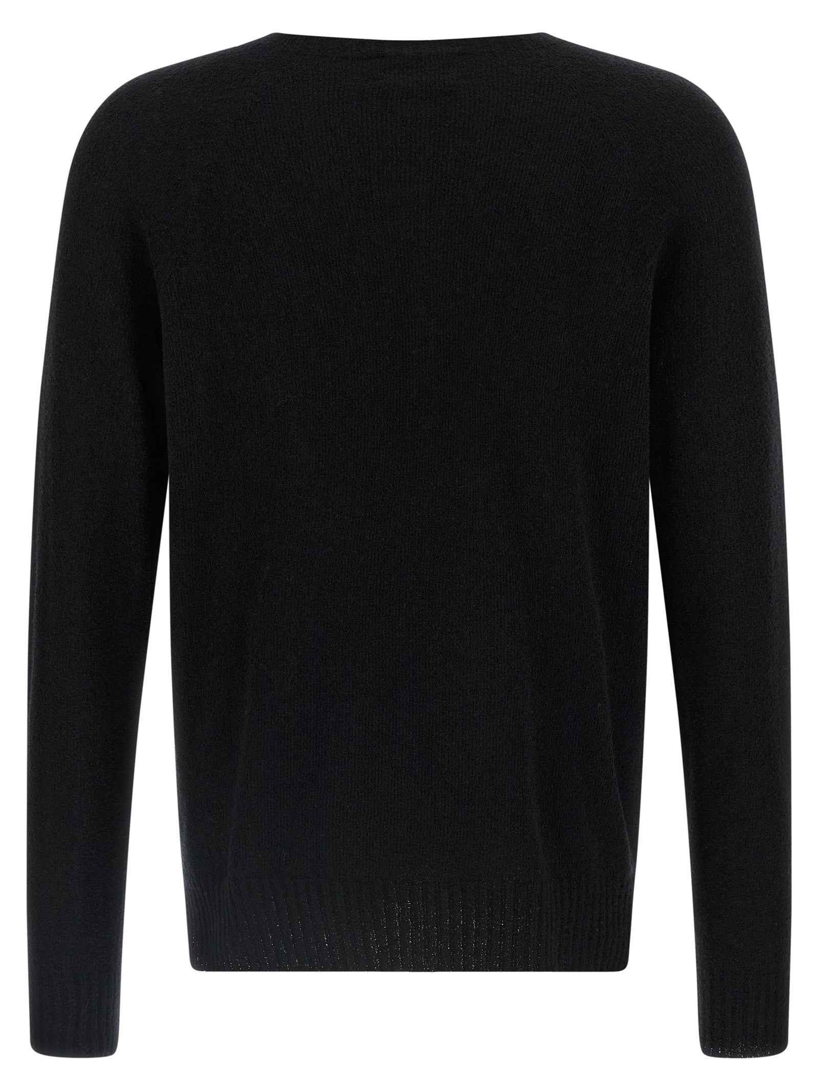 Ma'Ry'Ya Spongy Effect Sweater Black