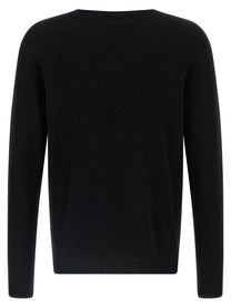 Ma'Ry'Ya Spongy Effect Sweater Black