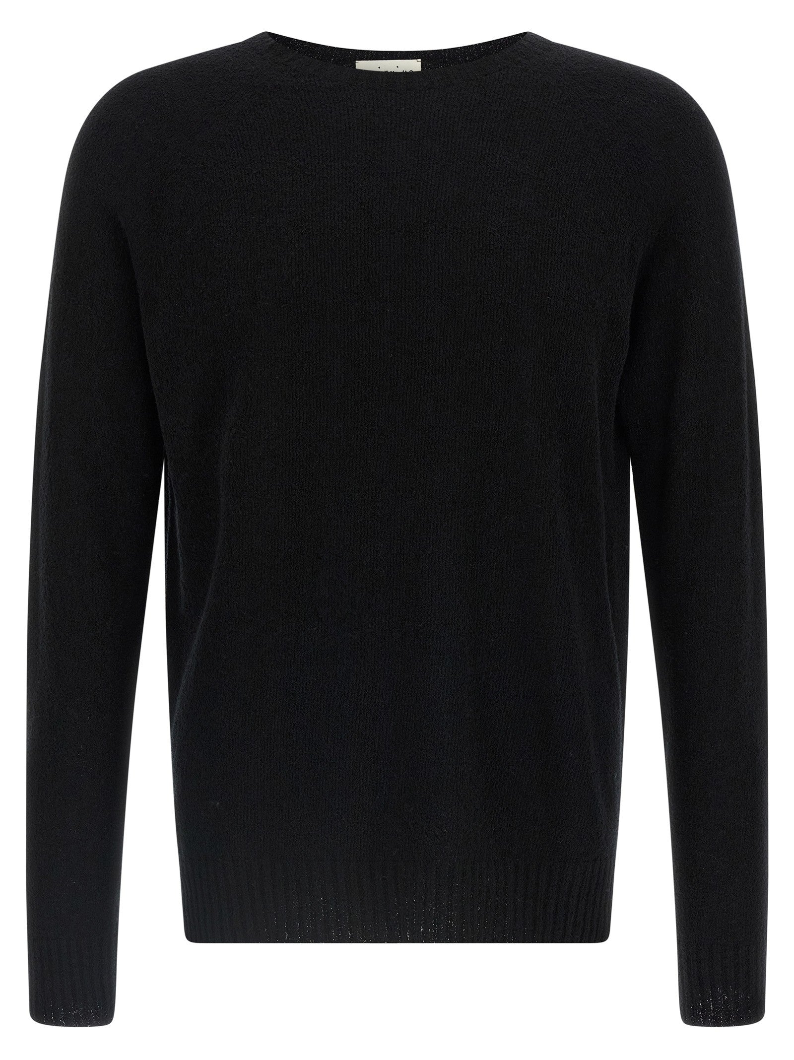 Ma'Ry'Ya Spongy Effect Sweater Black