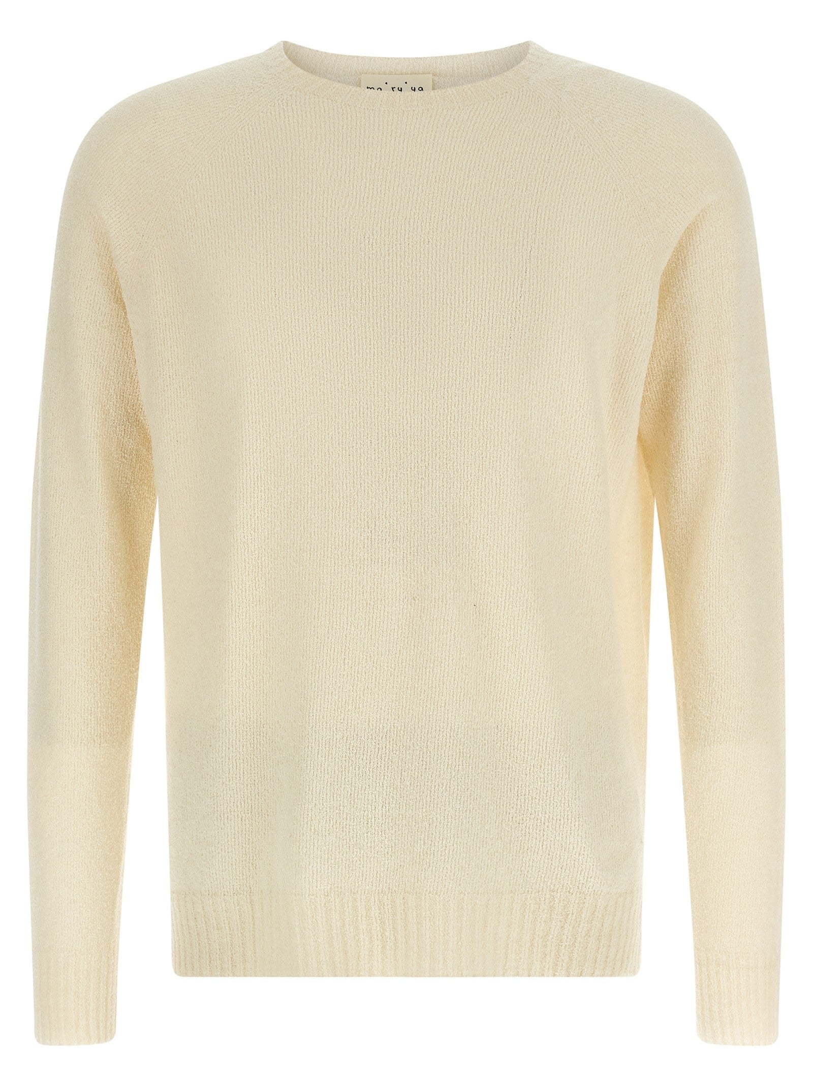 ma' ry' ya Spongy Effect Sweater Beige