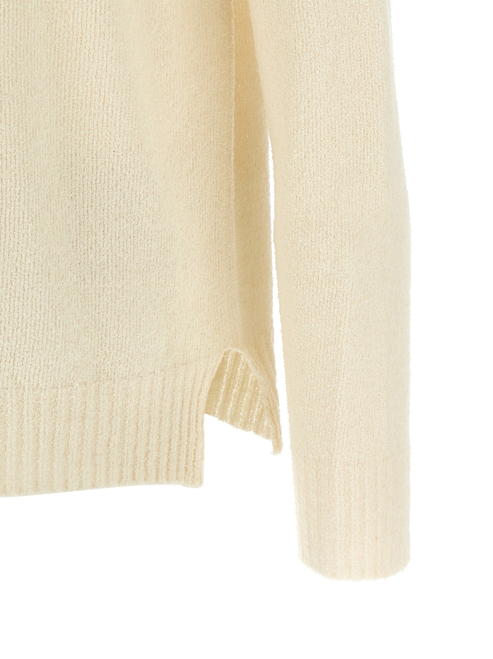 ma' ry' ya Spongy Effect Sweater Beige