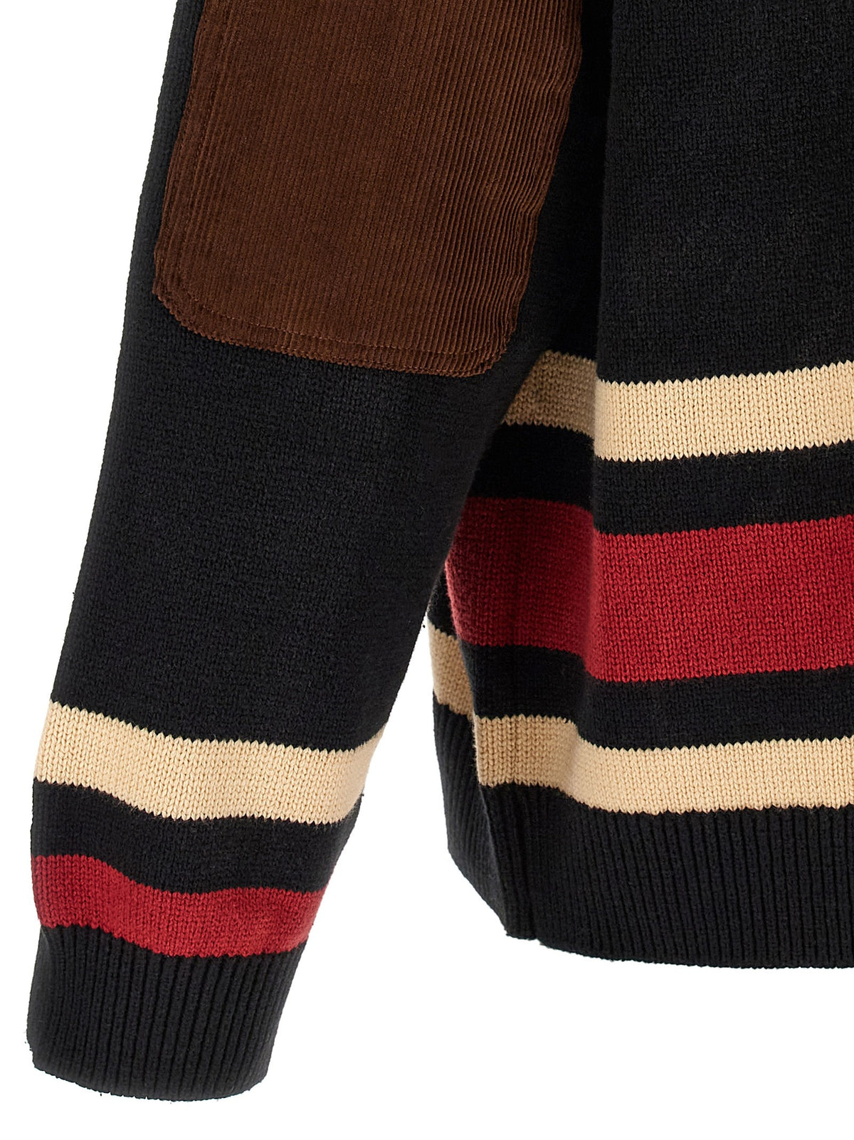 FOUND Sport Club Varsity Sweater Black, view 4
