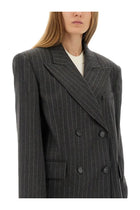 Sportmax Women's Double Breasted Jacket Belfordi123 Grey, view 4