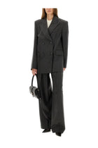 Sportmax Women's Double Breasted Jacket Belfordi123 Grey, view 2