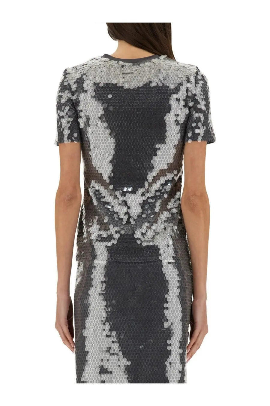 Sportmax Women's Kibbutz Sequined Top Black, view 3