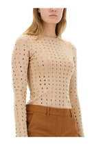 Sportmax Women's Negus Top Beige, view 4