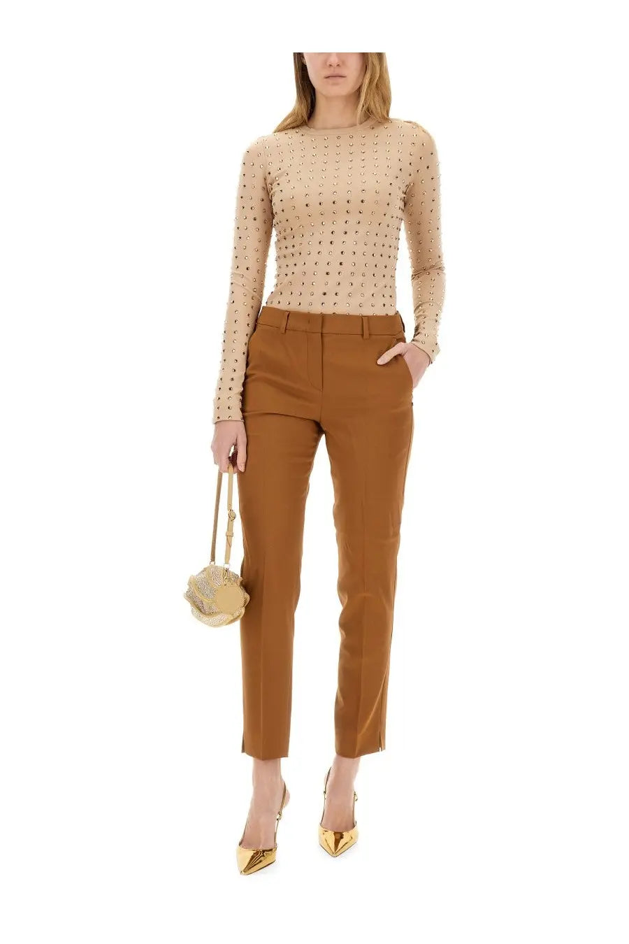 Sportmax Women's Negus Top Beige, view 2