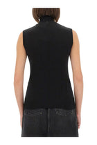 Sportmax Women's Sleeveless Vertigo Jersey Black, view 3