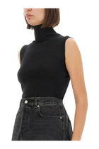 Sportmax Women's Sleeveless Vertigo Jersey Black, view 4