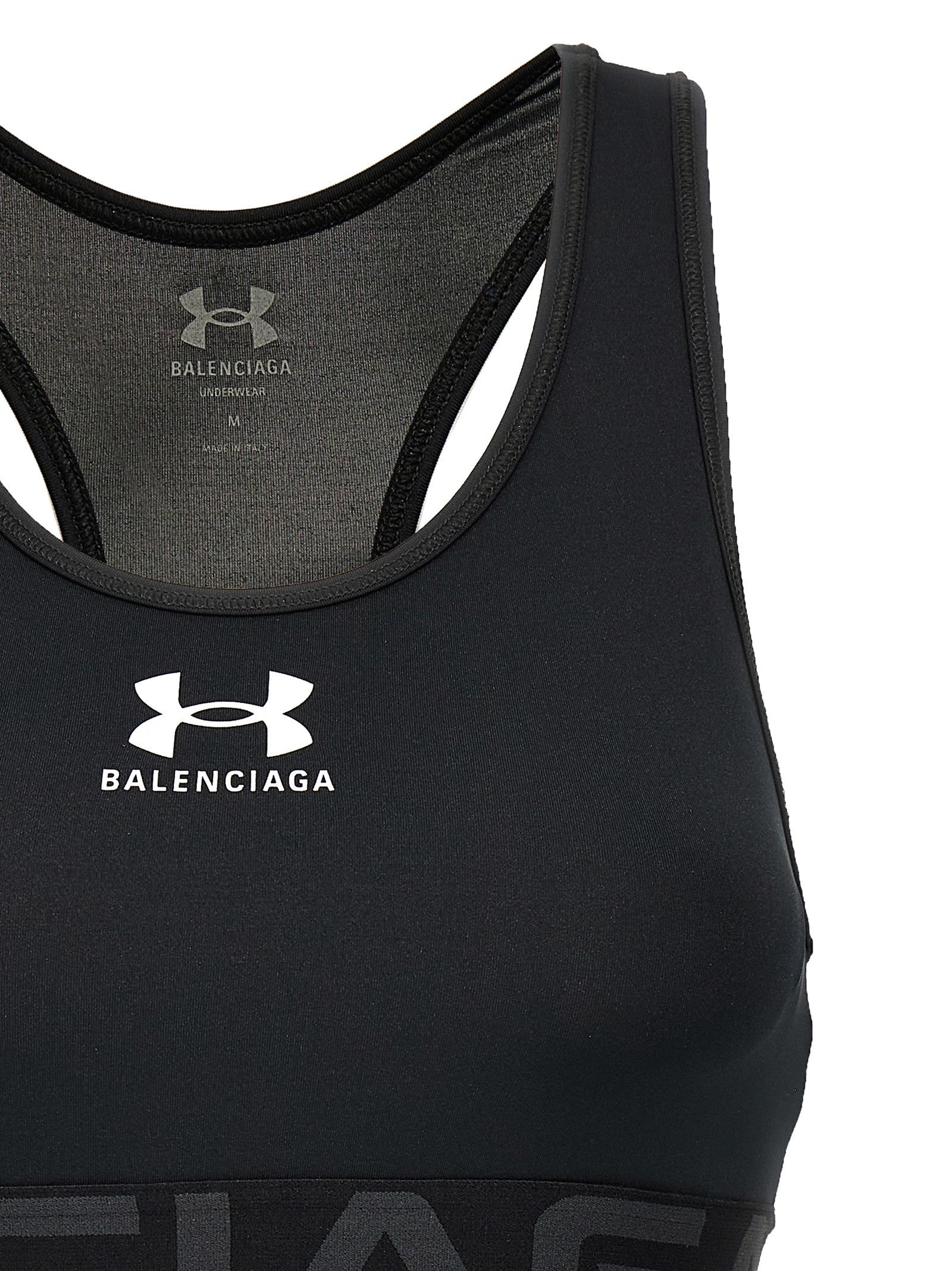 Balenciaga Sports Top Under Armour® Black