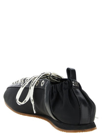 Ganni Sporty Ballet Flats Black
