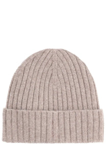 Beige ribbed knit beanie with folded cuff sporty and rich unisex cap brown designed for casual wear