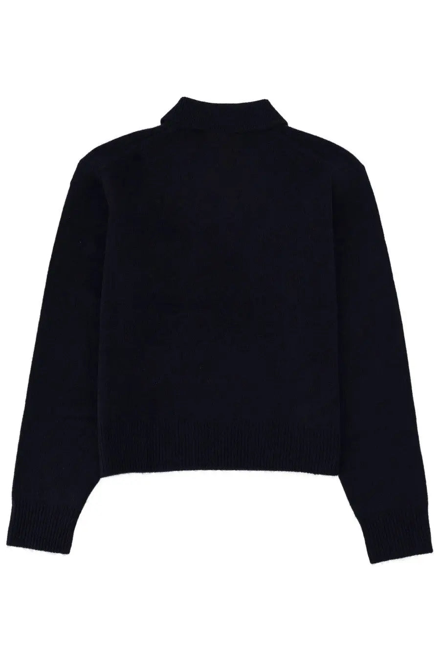 Sporty &amp; Rich Unisex Cashmere Polo Shirt Blue, view 2