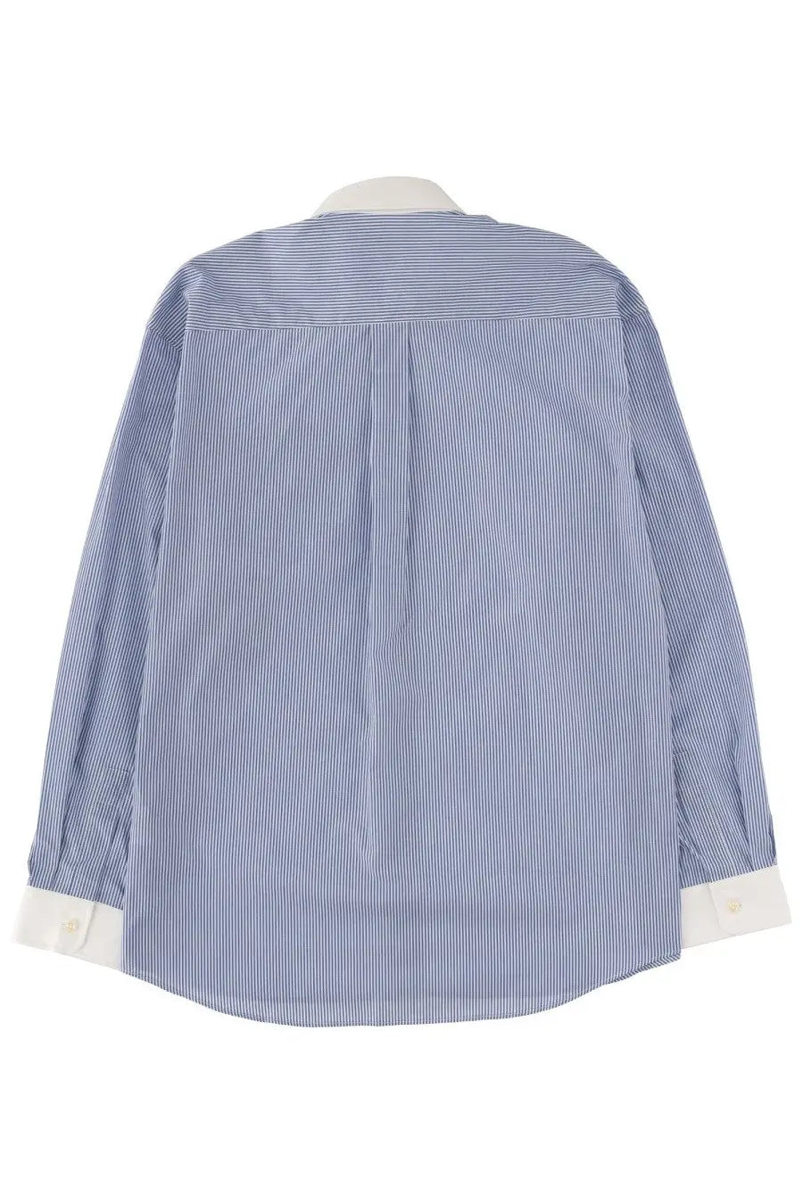 Sporty &amp; Rich Unisex Striped Shirt Blue, view 2
