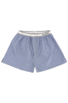 Sporty &amp; Rich Unisex Striped Shorts Blue